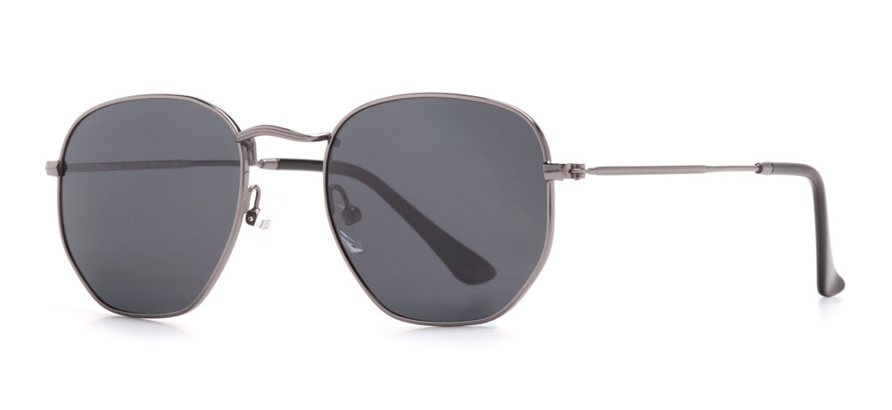 BENX SUNGLASSES Sunglasses Teenage Man,Woman,Unisex Rectangular Full-Rimmed Metal Polarize BXGÜNŞ 8005.50-C.02